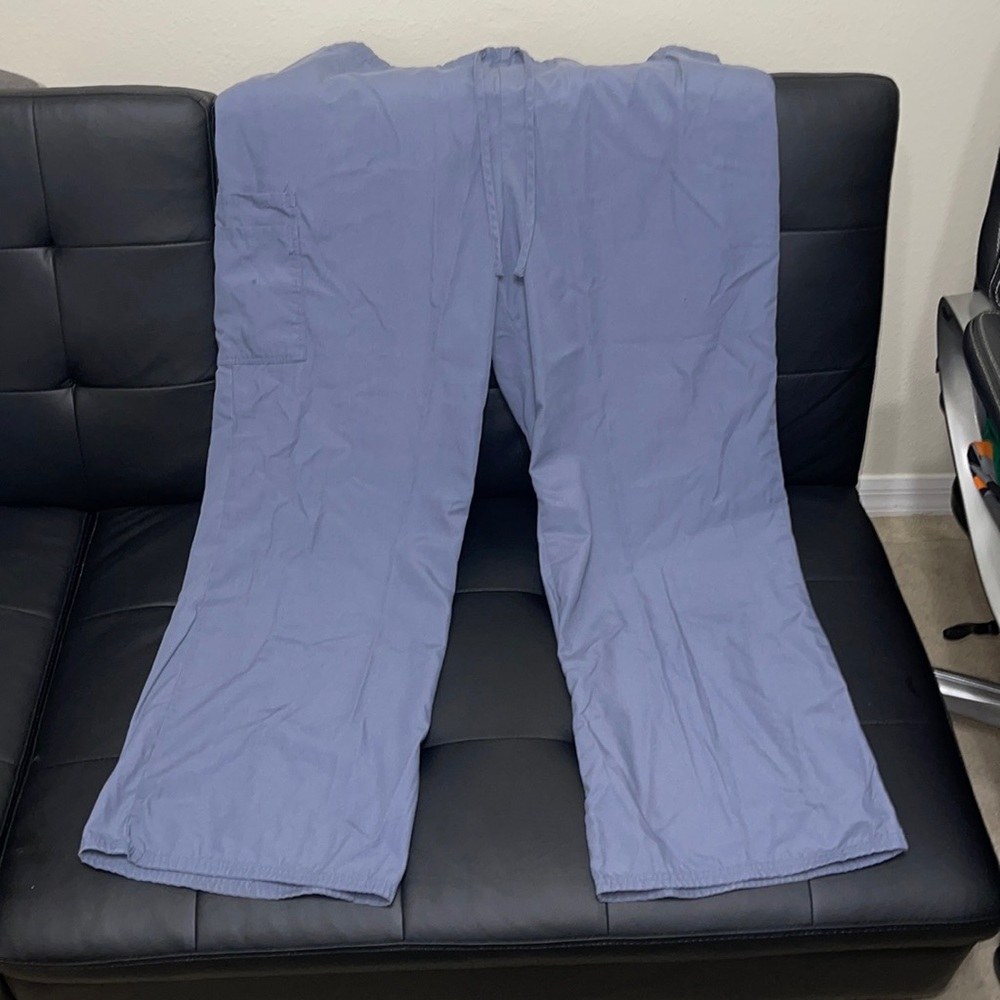 SB SCRUBS Womens Size XL Gray Scrub Pants 5 Pockets Uniform Bottoms